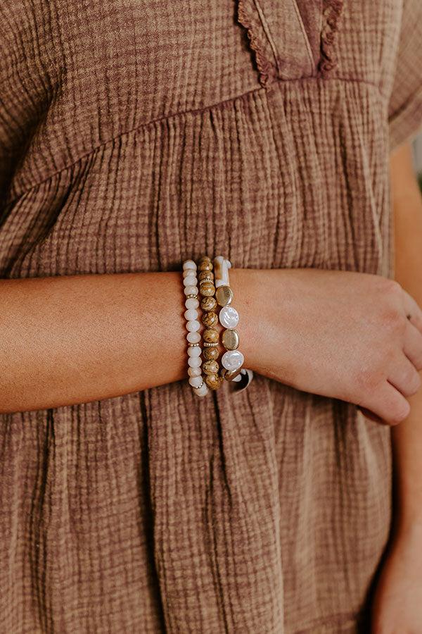 Impressions Admit Your Feelings Bracelet Set In Natural