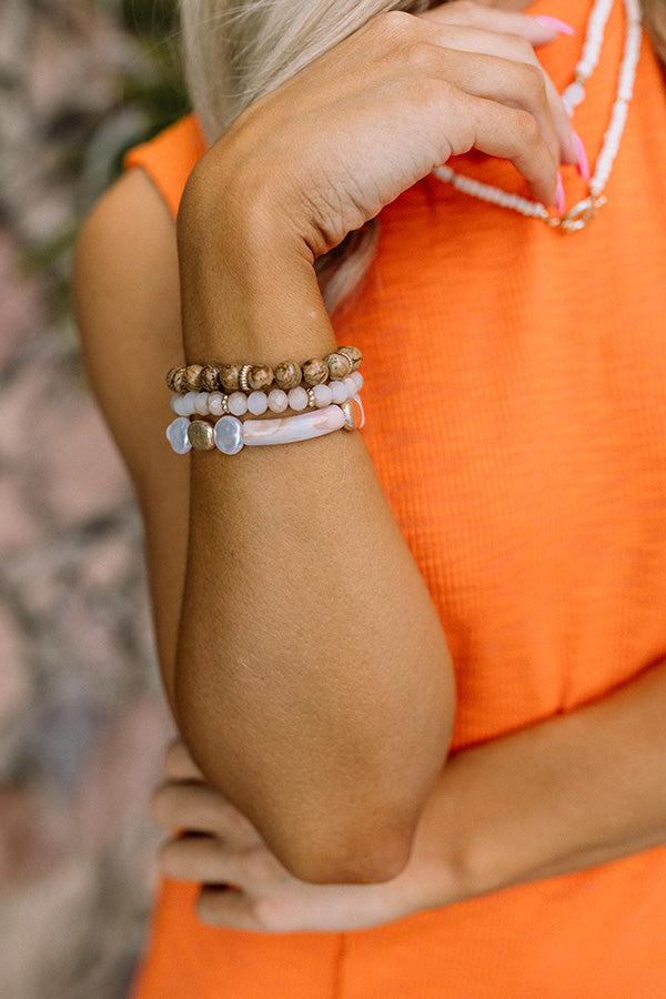 Impressions Admit Your Feelings Bracelet Set In Natural