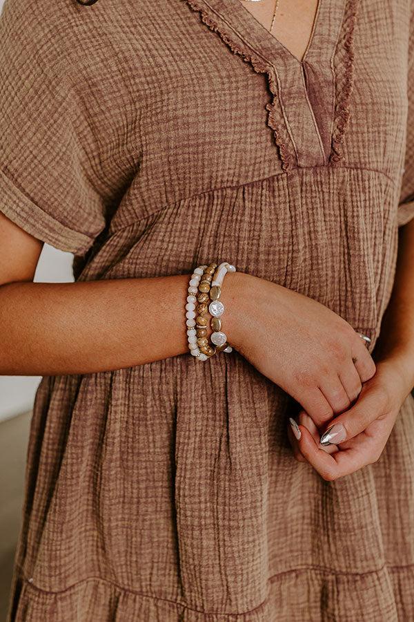 Impressions Admit Your Feelings Bracelet Set In Natural