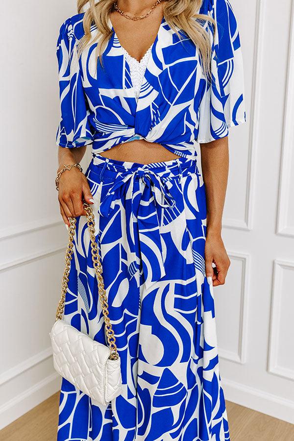 Impressions Amalfi Cruise High Waist Wide Leg Pants