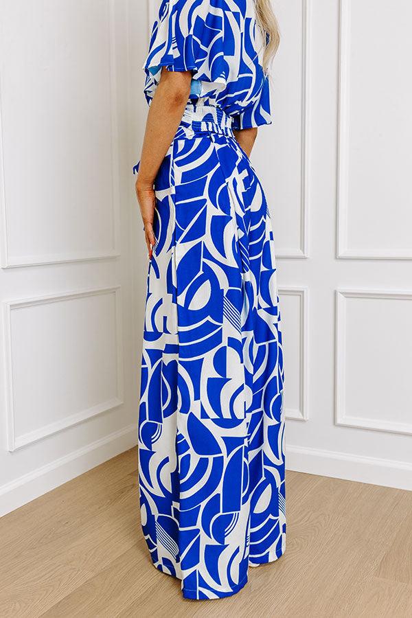 Impressions Amalfi Cruise High Waist Wide Leg Pants