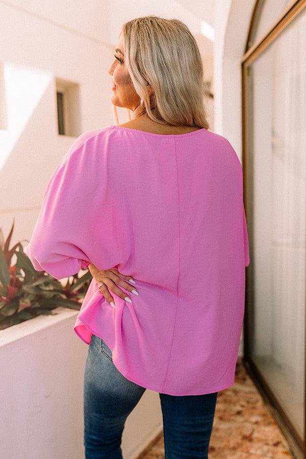 Impressions Appreciate You Shift Top In Bubblegum Pink