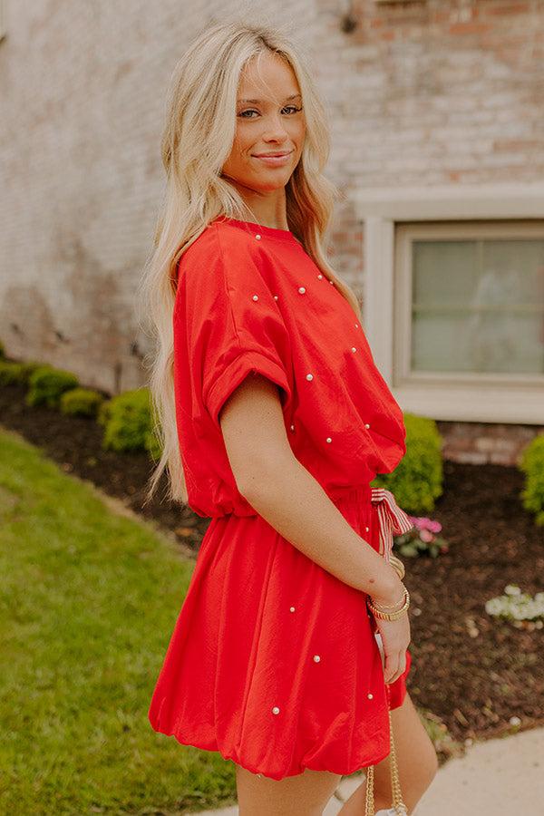 Impressions Belle Of The Parade Embellished Crop Top