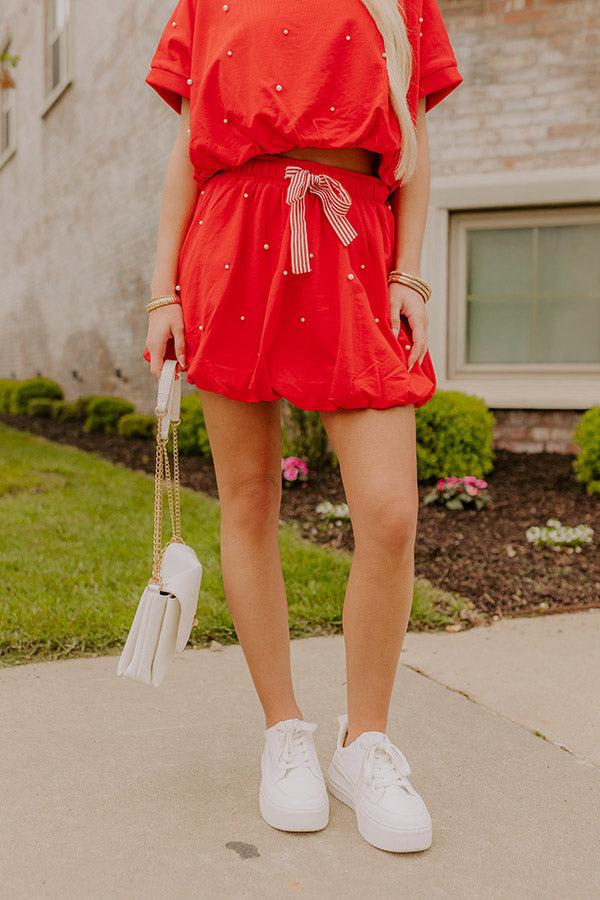 Impressions Belle Of The Parade High Waist Embellished Mini Skirt