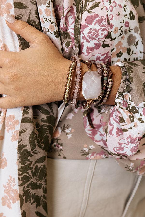 Impressions Beside The Fire Semi Precious Wrap Bracelet