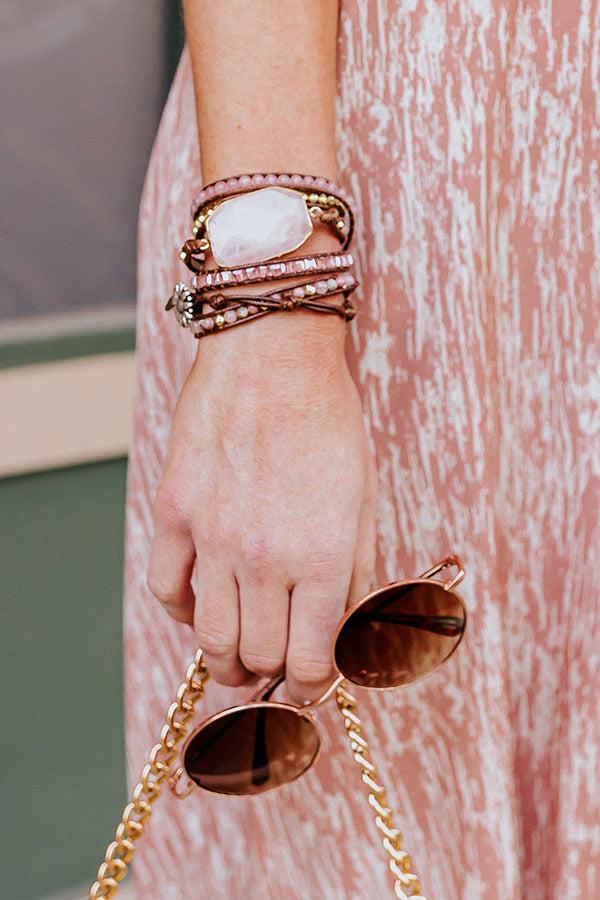 Impressions Beside The Fire Semi Precious Wrap Bracelet