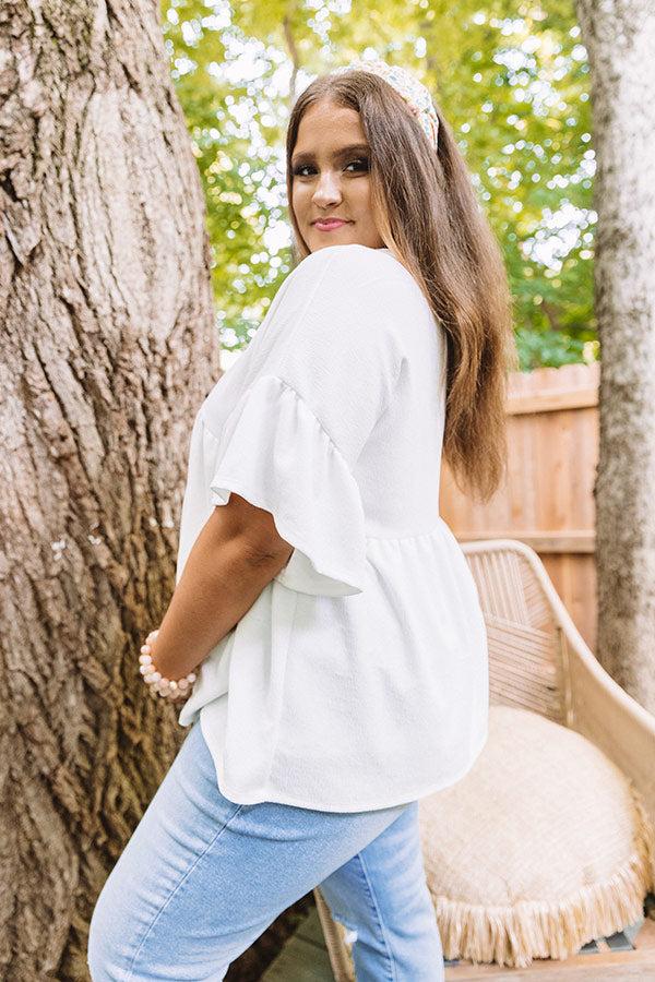 Impressions Best Kept Beautiful Babydoll Top Curves