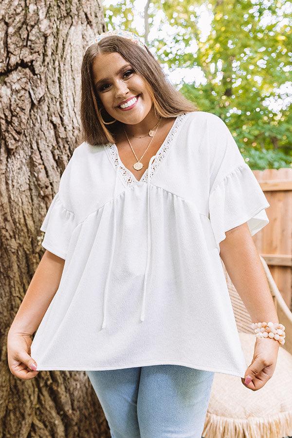 Impressions Best Kept Beautiful Babydoll Top Curves