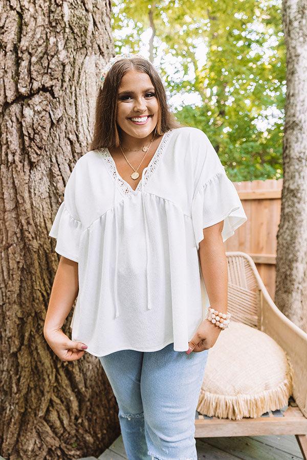 Impressions Best Kept Beautiful Babydoll Top Curves