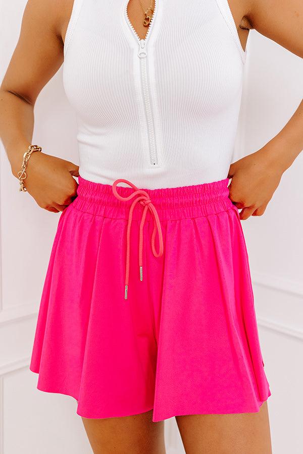 Impressions Better Offline Active Shorts In Hot Pink