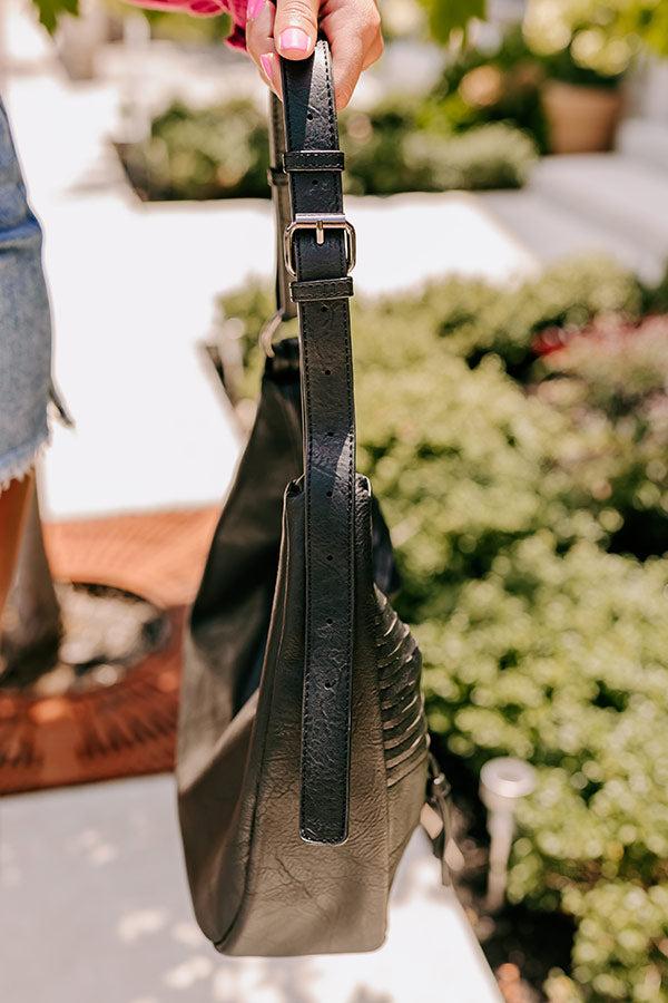 Impressions Block Party Ready Faux Leather Purse In Black