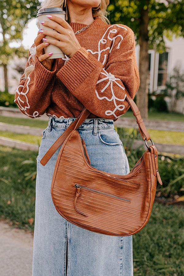 Impressions Block Party Ready Faux Leather Purse In Brown