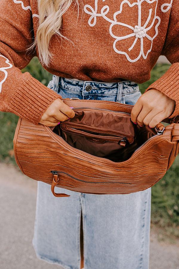 Impressions Block Party Ready Faux Leather Purse In Brown