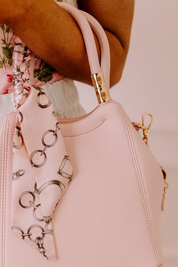 Impressions Boarding First Class Faux Leather Purse In Light Pink