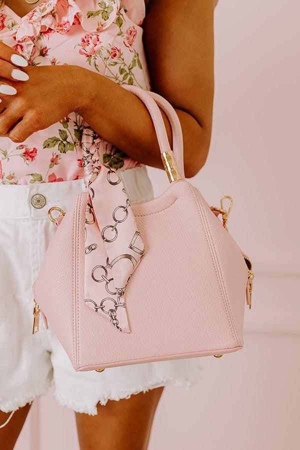 Impressions Boarding First Class Faux Leather Purse In Light Pink