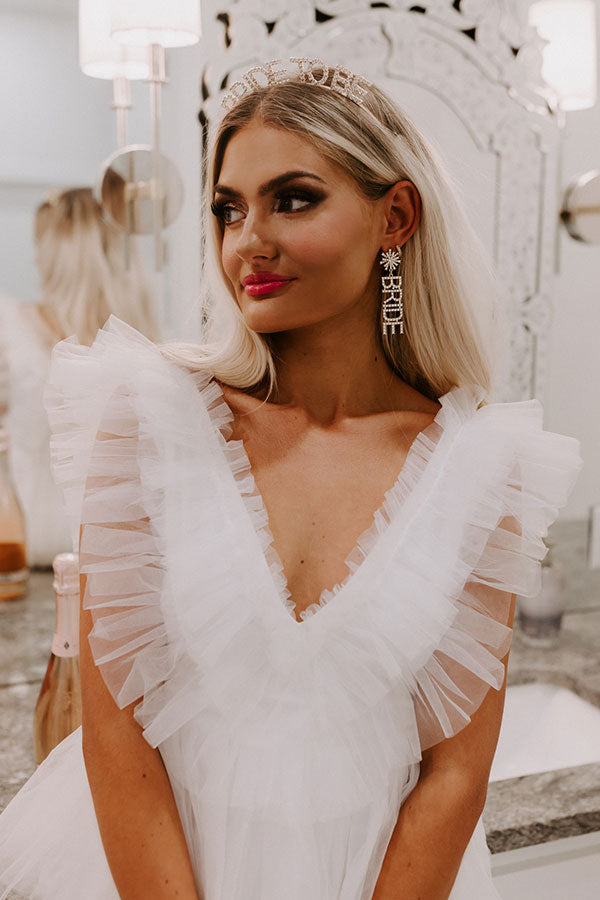 Impressions Bride To Be Rhinestone Headband In Gold