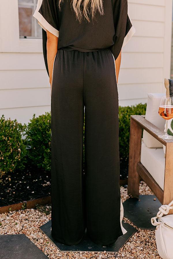 Impressions Brooklyn Babe High Waist Pants In Black