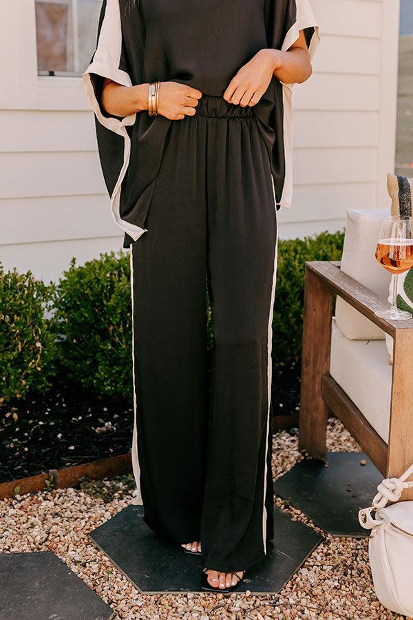 Impressions Brooklyn Babe High Waist Pants In Black