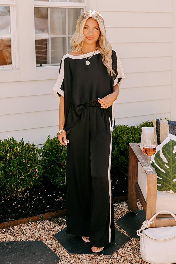 Impressions Brooklyn Babe High Waist Pants in Black