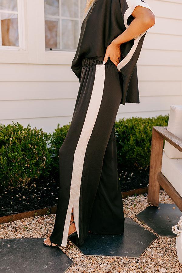 Impressions Brooklyn Babe High Waist Pants In Black