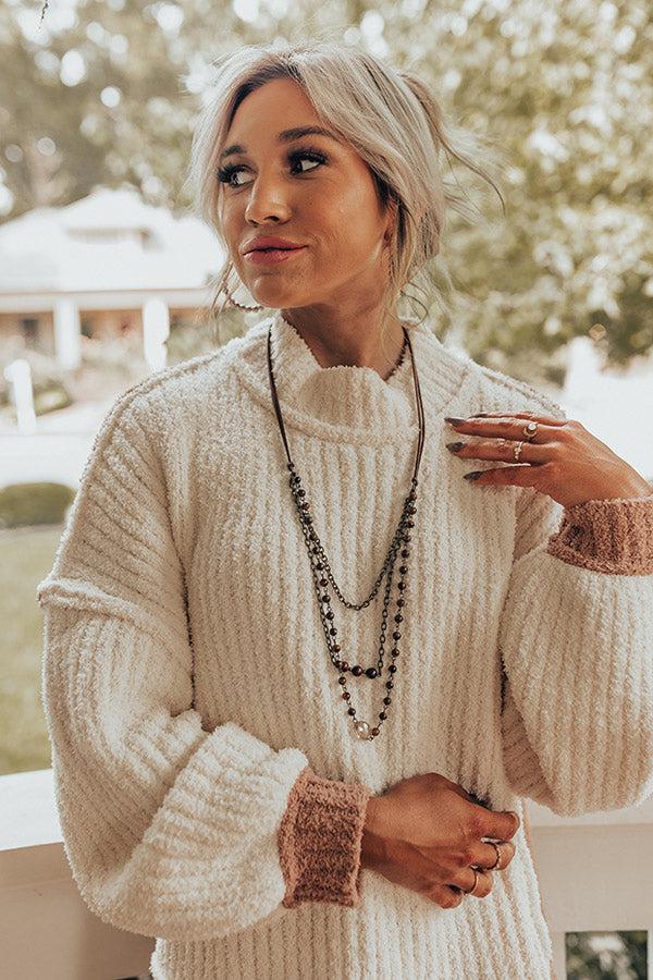 Impressions Casual Chats Semi Precious Layered Necklace In Brown