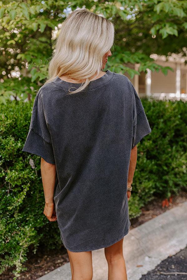 Impressions Casual Meetup Oversized Tee In Vintage Black