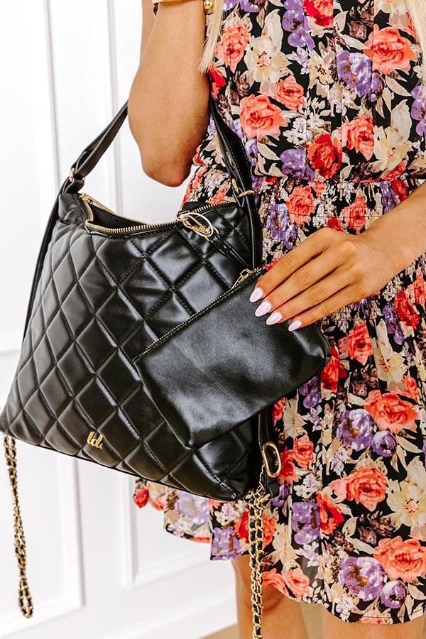 Impressions Central Avenue Faux Leather Tote In Black