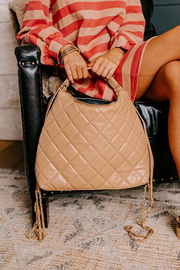 Impressions Central Avenue Faux Leather Tote In Tan