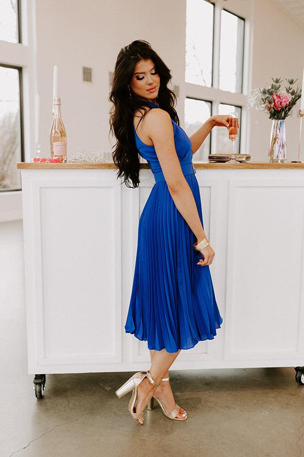 Impressions Champagne With A View Midi In Royal Blue