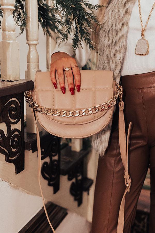 Impressions Chance At Love Faux Leather Crossbody In Natural