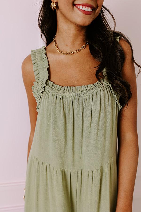 Impressions Charm And Charisma Linen-Blend Jumpsuit