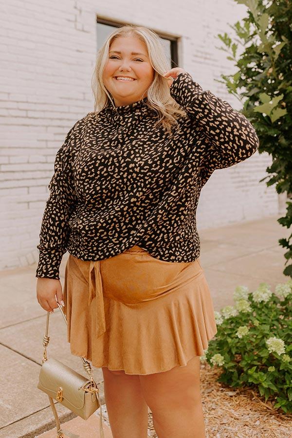 Impressions Charming Encounters Knit Sweater Top Curves