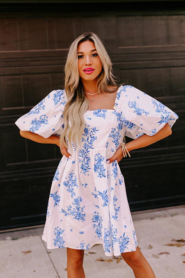 Impressions Cherished Charm Babydoll Mini Dress In White