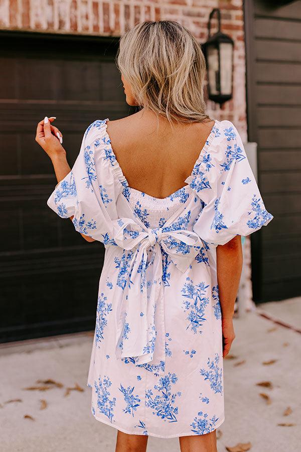 Impressions Cherished Charm Babydoll Mini Dress In White