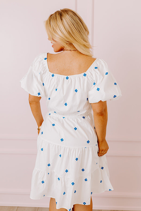 Impressions Chic Statement Embroidered Dress Curves