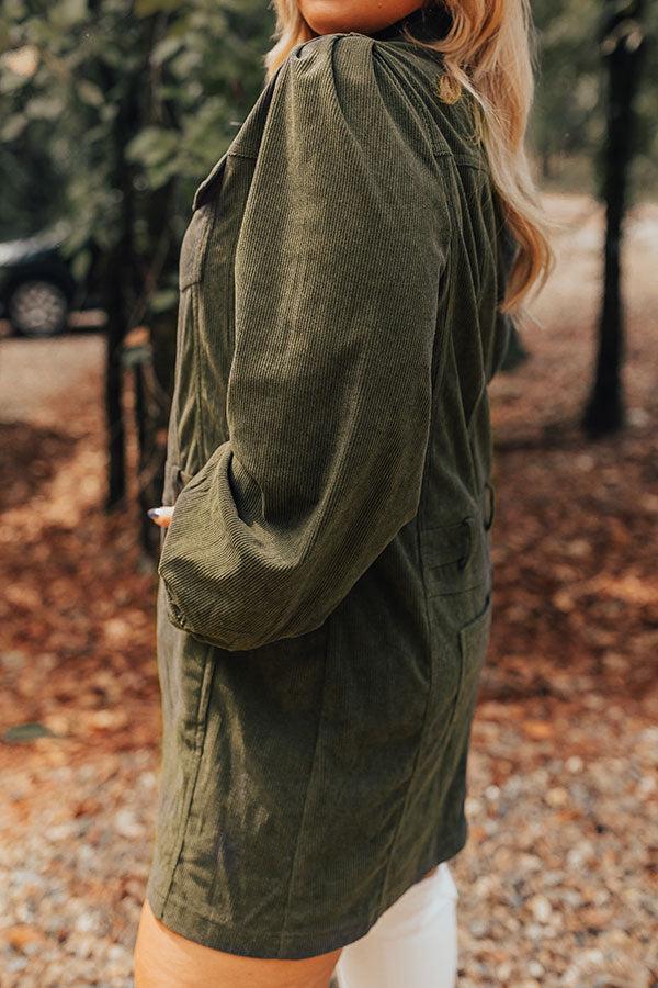 Impressions Cinnamon Lane Corduroy Mini Dress Curves