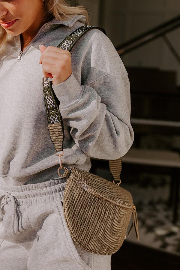 Impressions City Chic Faux Leather Fanny Pack in Sage