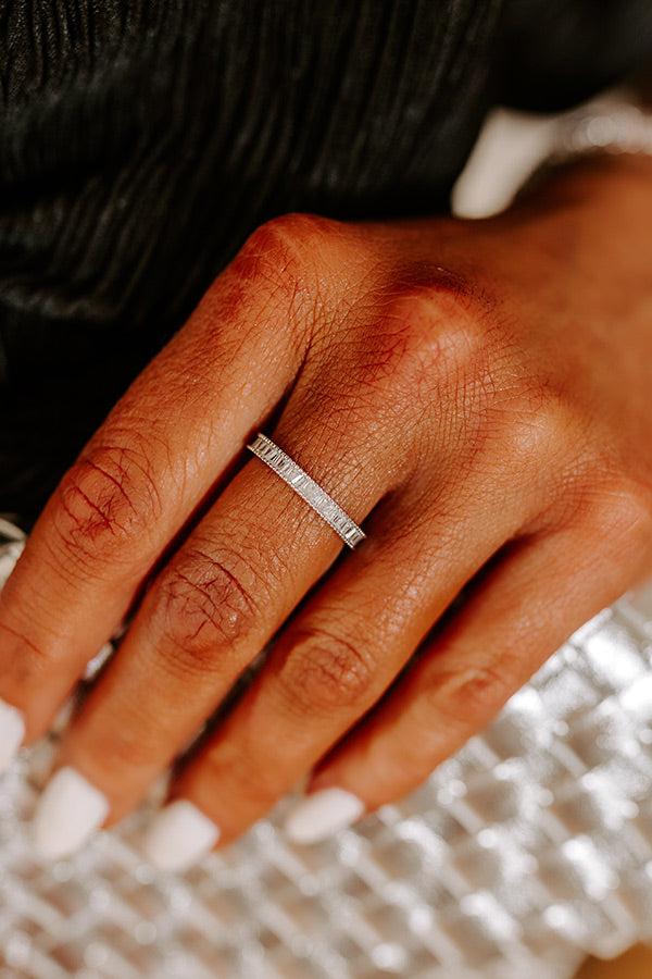 Impressions City Lights And Sights Cubic Zirconia Ring In Silver