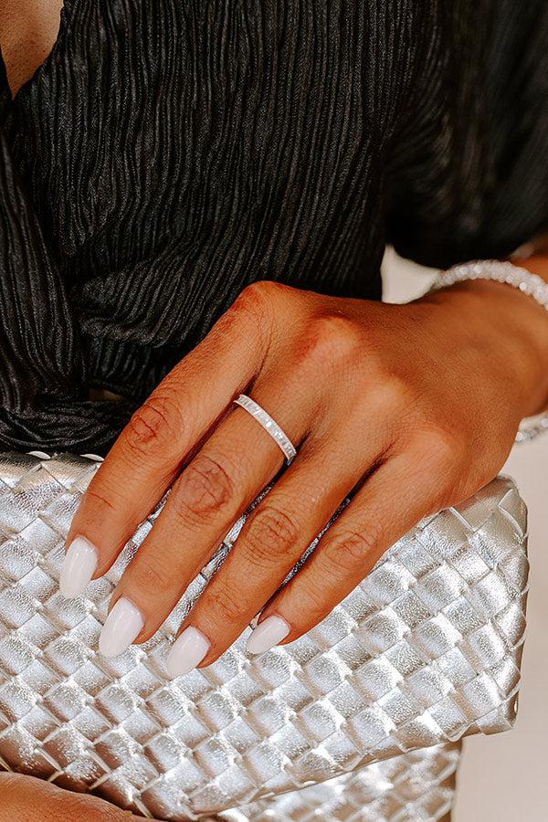 Impressions City Lights And Sights Cubic Zirconia Ring in Silver