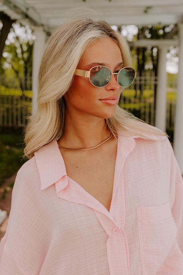 Impressions City Views Sunnies In Gold With Brown Lens