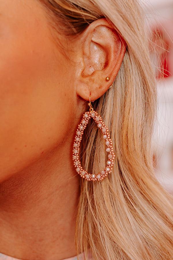 Impressions Coasting Through Amalfi Earrings In Rose Gold