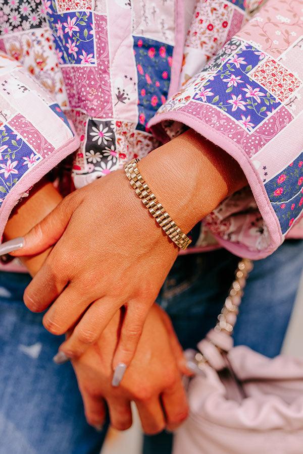 Impressions Cocktails and Chit Chat Watchband Bracelet