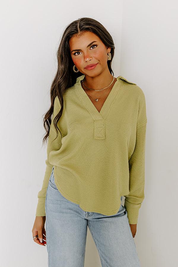 Impressions Coffee Run Cutie Shift Top In Lime Punch