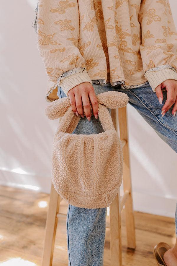 Impressions Confidence Is Everything Sherpa Purse In Iced Latte