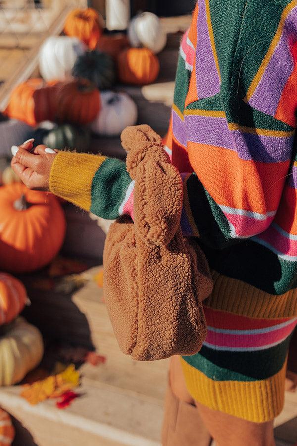 Impressions Confidence Is Everything Sherpa Purse In Mocha