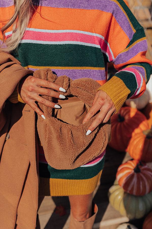 Impressions Confidence Is Everything Sherpa Purse In Mocha