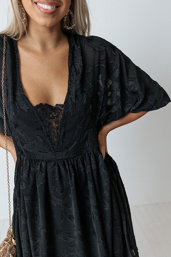 Impressions Confidence On Speed Dial Dress In Black