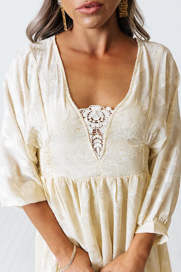 Impressions Confidence On Speed Dial Dress In Cream