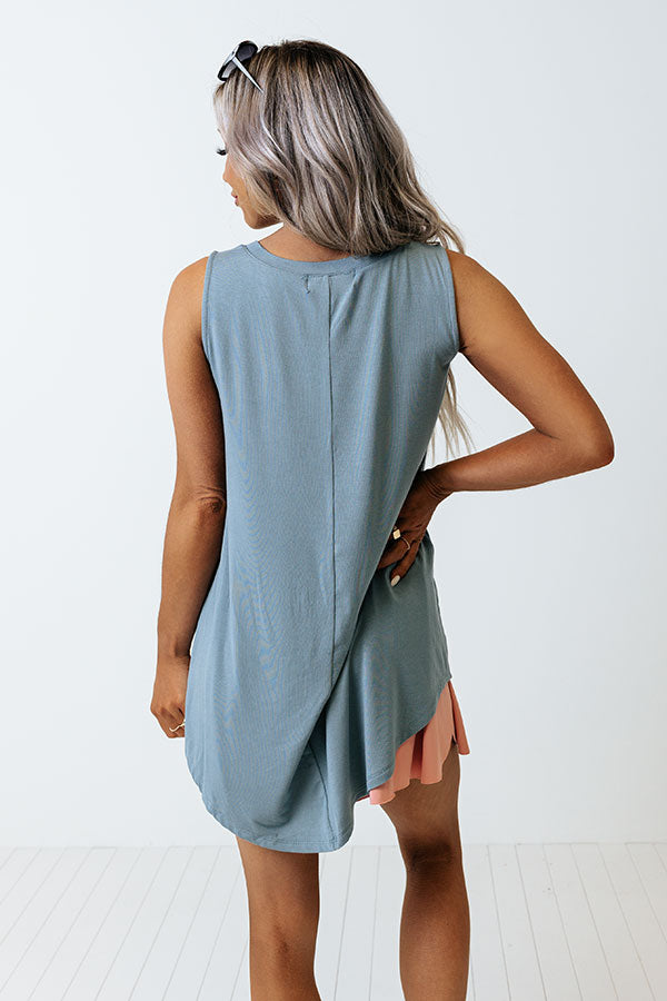 Impressions Connecting Flight Shift Tank In Light Slate