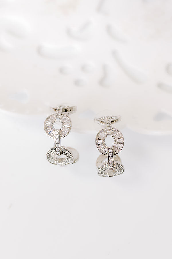 Impressions Cosmos And City Lights Hoop Earrings In Silver